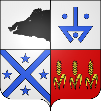 Blason de la commune Courgis