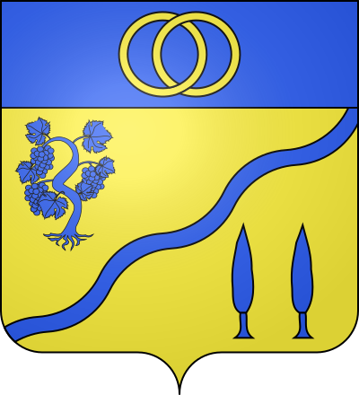 Blason de la commune Courtois-sur-Yonne