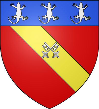 Blason de la commune Cruzy-le-Châtel