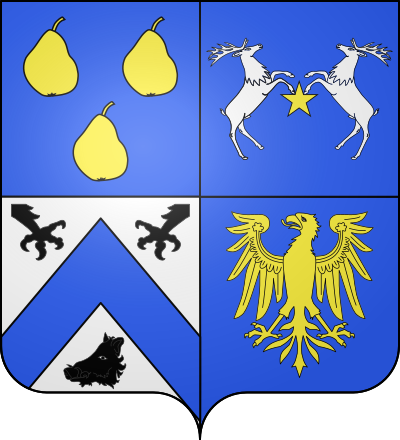 Blason de la commune Fontaine-la-Gaillarde