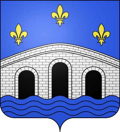 Blason de la commune Pont-sur-Yonne