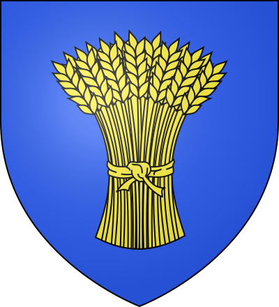 Blason de la commune Saint-Cyr-les-Colons