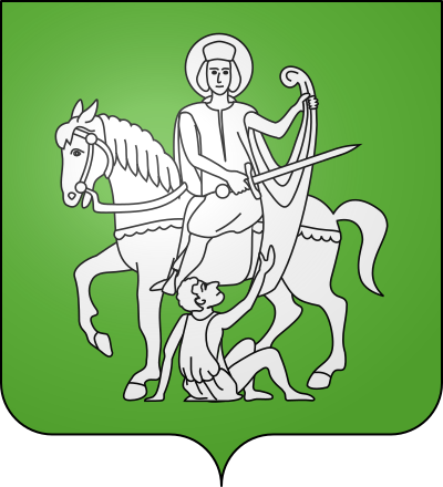Blason de la commune Saint-Martin-des-Champs