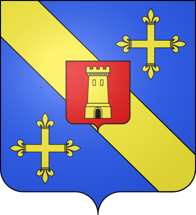 Blason de la commune Savigny-en-Terre-Plaine