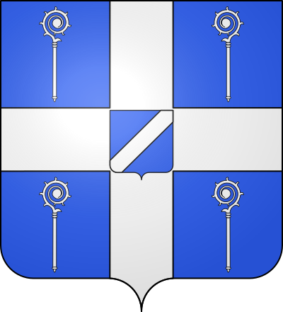 Blason de la commune Villeneuve-l'Archevêque