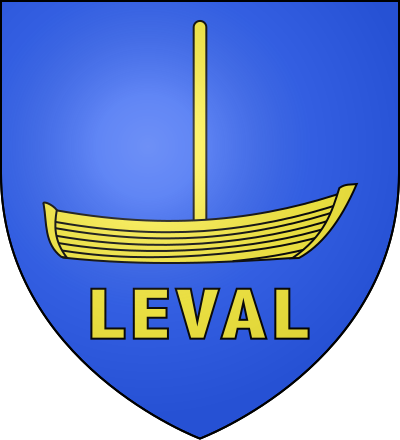 Blason de la commune Leval
