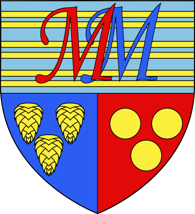 Blason de la commune Meroux-Moval