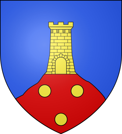 Blason de la commune Rougemont-le-Château