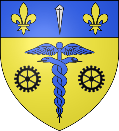 Blason de la commune Angerville