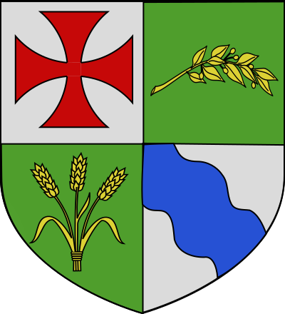 Blason de la commune Auvernaux