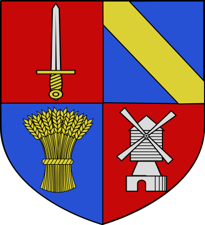 Blason de la commune Chatignonville