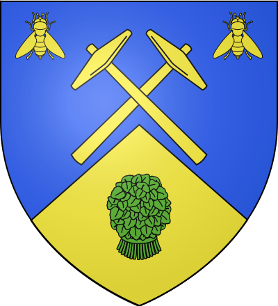 Blason de la commune D'Huison-Longueville