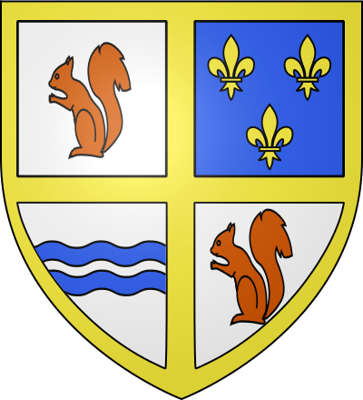 Blason de la commune Fontaine-la-Rivière