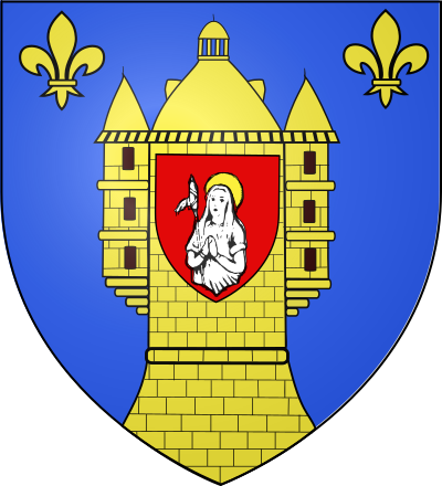 Blason de la commune Sainte-Geneviève-des-Bois