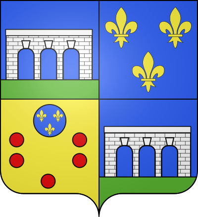 Blason de la commune Arcueil