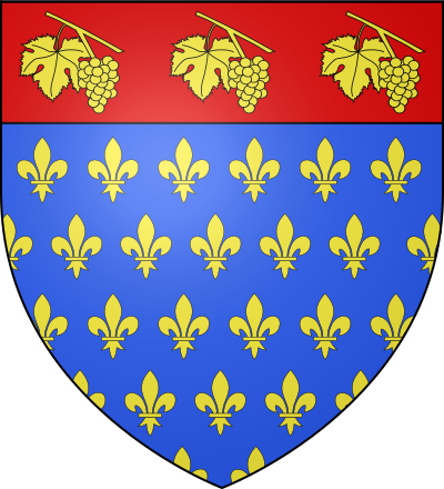 Blason de la commune Villeneuve-le-Roi