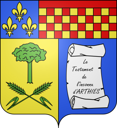 Blason de la commune Arthies
