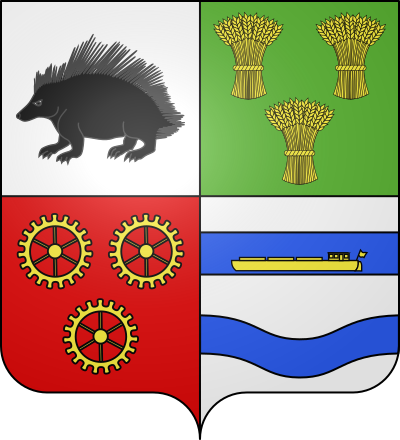 Blason de la commune Bruyères-sur-Oise