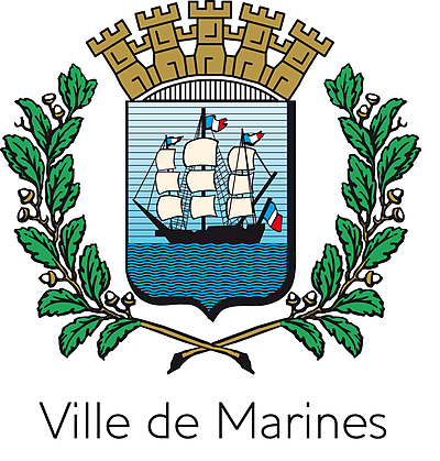 Blason de la commune Marines