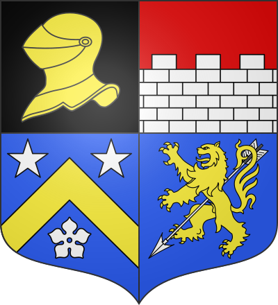 Blason de la commune Villeron