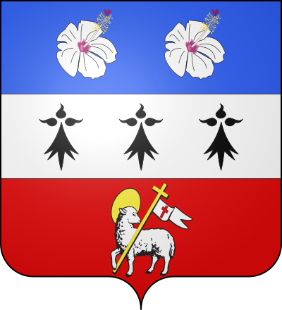 Blason de la commune Baie-Mahault